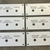 3 of 8mm LED light labels
