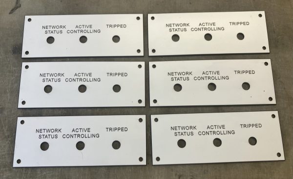 5 of LED plates for G100 control panels 3 of 8mm LED light labels