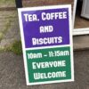 Front of Bloxham Womens Institute a-board