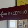 Reception arrow right Double Sided Reception Sign 2