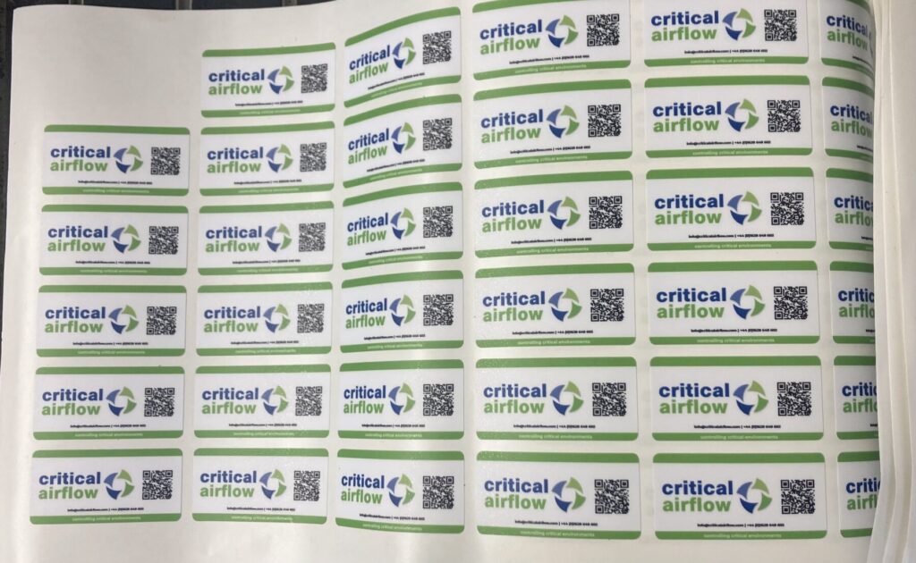 Clear Acrylic Nameplates with reverse printed decal - Signs Engraving