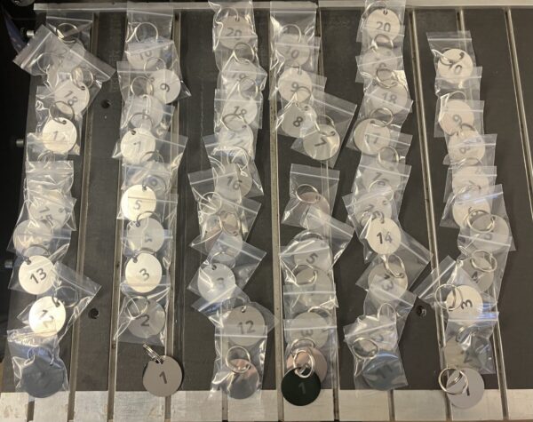 Sets of 38mm dia st steel 1mm thock discs Sets of 38mm stainless steel 1mm discs