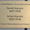 Brass Commemorative Bench Plaque