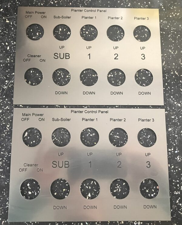 Control Panels - Impact Acrylic (impact resistance & UV stability)